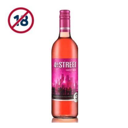 Picture of 4TH STREET NATURAL SWEET ROSE WINE BOTTLE 750ML