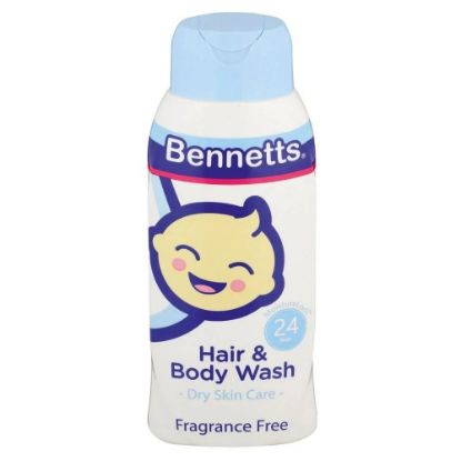 Picture of BENNETTS HAIR AND BODY WASH FRAGRANCE FREE 400ML