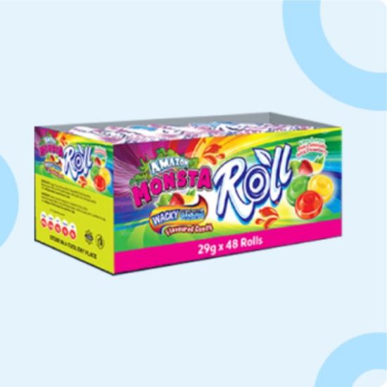 Picture of AMAZON MONSTA ROLLS - WACKY FUSION 48x29g