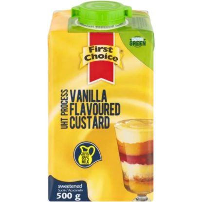 Picture of FIRST CHOICE VANILLA CUSTARD 500ml