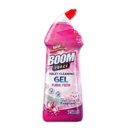 Picture of BOOM FORCE FLORAL FRESH TOILET CLEANER GEL 750ml 
