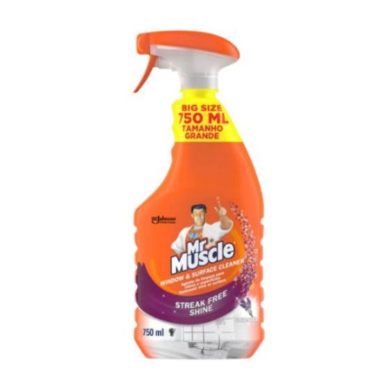 Picture of MR MUSCLE LAVENDER WINDOW & SURFACE CLEANER 750ml 