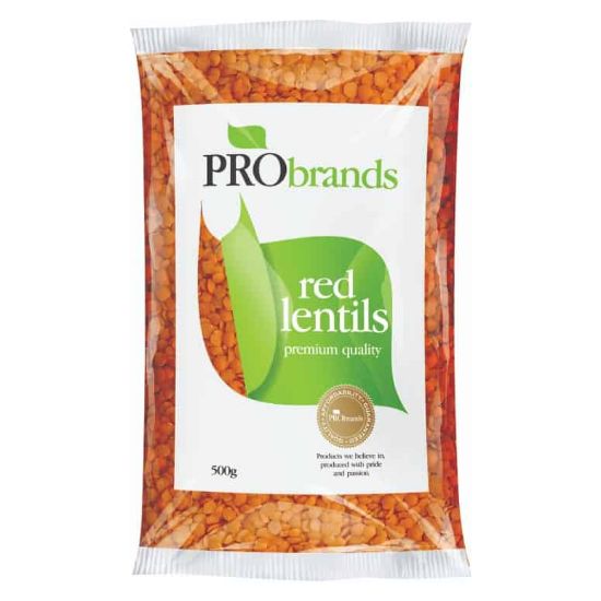 Picture of PROBRANDS RED LENTILS  (SPLIT) 500g
