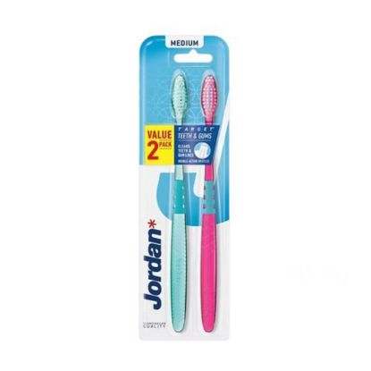 Picture of JORDAN ADULT MEDIUM TOOTHBRUSH 2's 