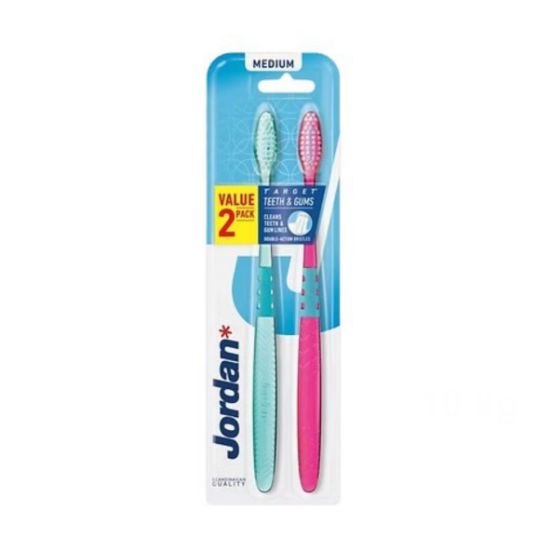 Picture of JORDAN ADULT MEDIUM TOOTHBRUSH 2's 