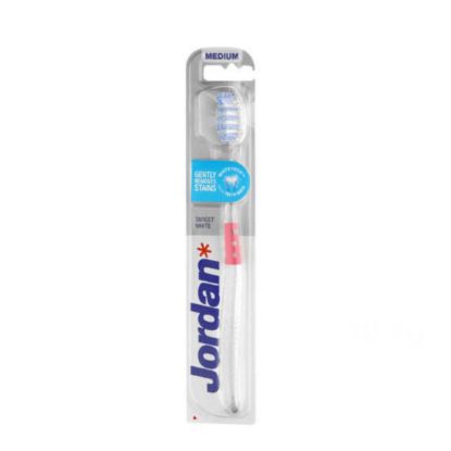 Picture of JORDAN TARGET WHITE MEDIUM TOOTHBRUSH 1's