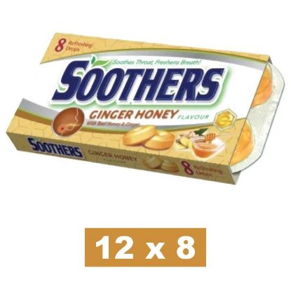 Picture of SOOTHERS GINGER HONEY LOZENGES 12x8