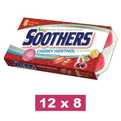 Picture of SOOTHERS CHERRY MENTHOL LOZENGES 12x8