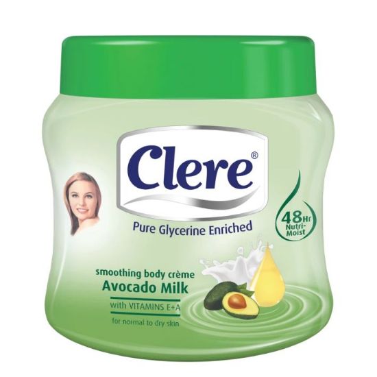 Picture of CLERE AVOCADO MILK BODY CREAM 500G