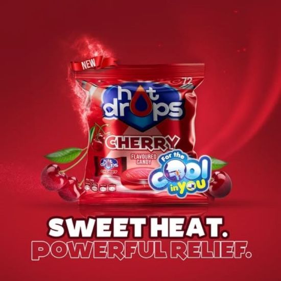 Picture of HOT DROPS CHERRY LOSENGES 72's