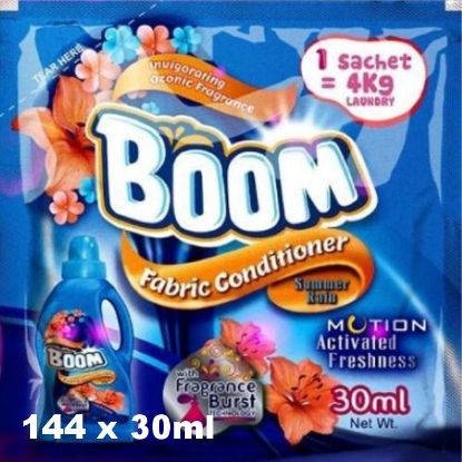 Picture of BOOM FABRIC CONDITIONER - SUMMER RAIN 144x30ml