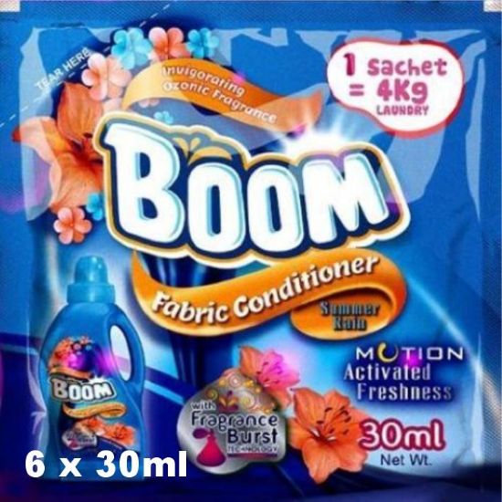 Picture of BOOM FABRIC CONDITIONER - SUMMER RAIN 6x30ml