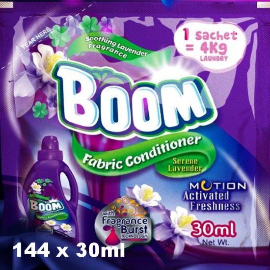 Picture of BOOM FABRIC CONDITIONER - LAVENDER 144x30ml
