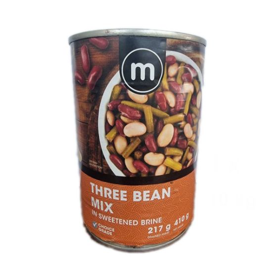 Picture of M THREE BEAN MIX IN BRINE 410G