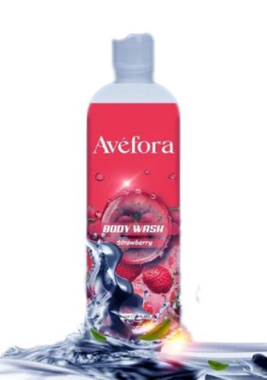 Picture of AVEFORA STRAWBERRY BODY WASH 500ml