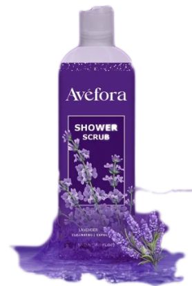 Picture of AVEFORA FRENCH LAVENDER SHOWER SCRUB 500ml 