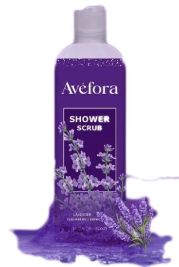 Picture of AVEFORA FRENCH LAVENDER SHOWER SCRUB 500ml 