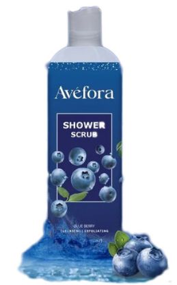 Picture of AVEFORA BLUEBERRY SHOWER SCRUB 500ml