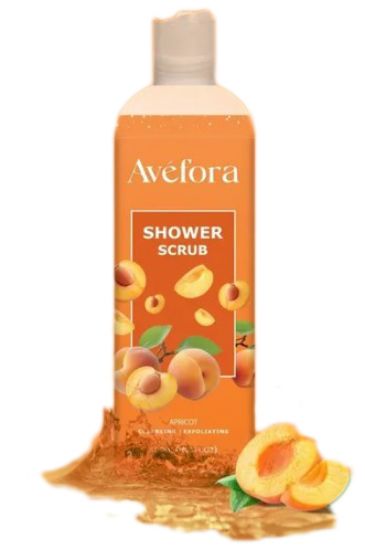 Picture of AVEFORA APRICOT SHOWER SCRUB 500ml