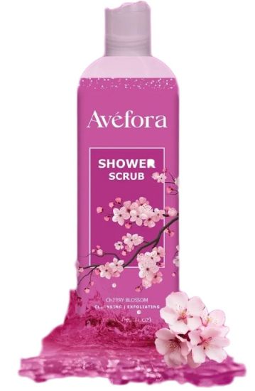 Picture of AVEFORA CHERRY BLOSSOM SHOWER SCRUB 500ml  