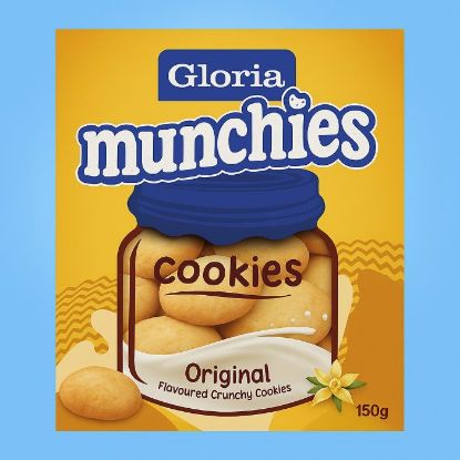 Picture of GLORIA COOKIES MUNCHIES 150G