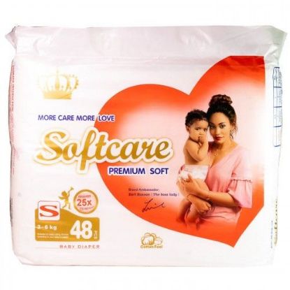 Picture of SOFTCARE DIAPERS S - 48's