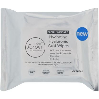 Picture of SORBET FACIAL WIPES HYDRATING 25’s