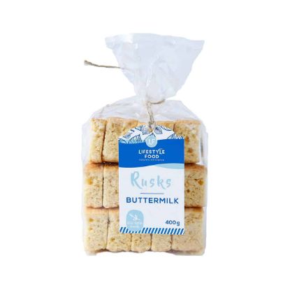 Picture of LIFESTYLE FOODS RUSKS BUTTERMILK 400g