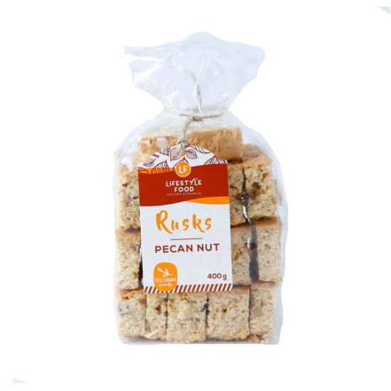 Picture of LIFESTYLE FOODS RUSKS PECAN 400g