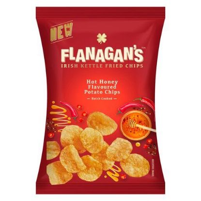 Picture of FLANAGANS HOT HONEY FLAVOURED CHIPS 120g
