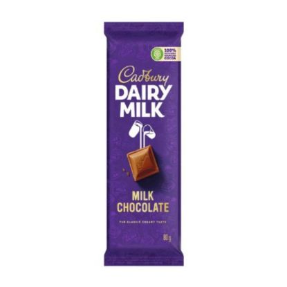 Picture of CADBURY DAIRY MILK CHOCOLATE SLAB 80g   