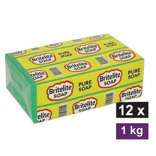 Picture of BRITELITE GREEN BAR SOAP - WRAPPED 12x1KG