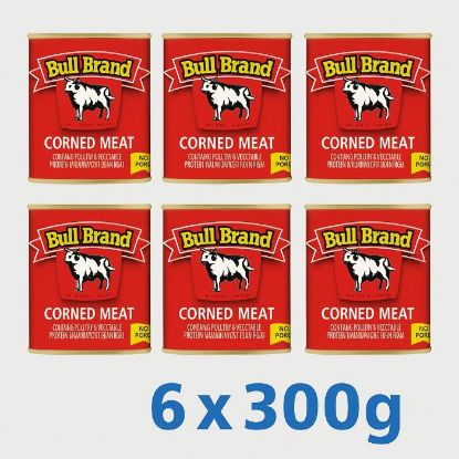 Picture of BULL BRAND CORNED MEAT 6X300G