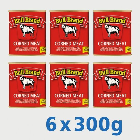 Picture of BULL BRAND CORNED MEAT 6X300G
