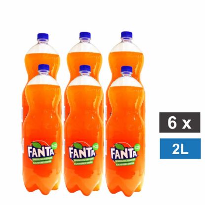 Picture of FANTA ORANGE FLAVOURED SPARKLING SOFT DRINK 6X2L