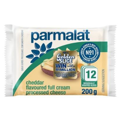 Picture of PARMALAT CHEDDAR CHEESE SLICE 200G