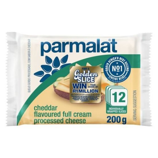 Picture of PARMALAT CHEDDAR CHEESE SLICE 200G