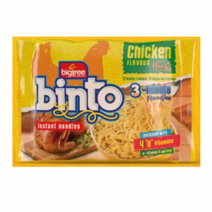 Picture of BINTO CHICKEN FLAVOUR INSTANT NOODLES 30x65g 