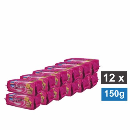 Picture of LOBELS STRAWBERRY CREAMS BISCUITS 12x150g
