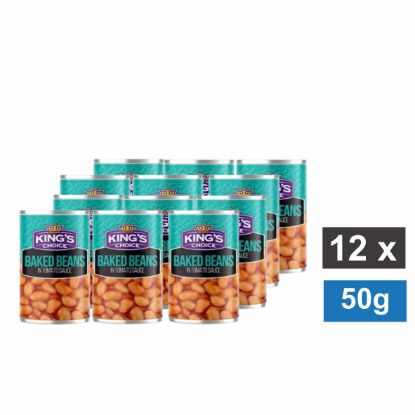 Picture of KING'S CHOICE BAKED BEANS IN TOMATO SAUCE 12X410G