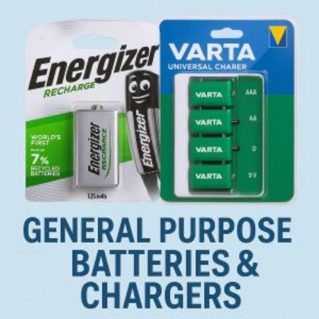 Picture for category General Purpose Batteries & Chargers