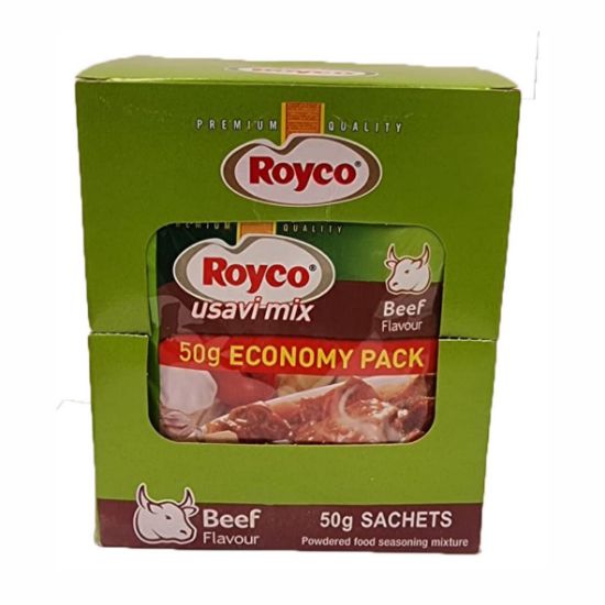 Picture of ROYCO USAVI MIX BEEF FLAVOUR ECONOMY PACK 10x50G 