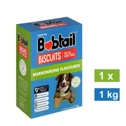 Picture of BOBTAIL DOG BISCUITS - MARROWBONE FLAVOUR 1KG