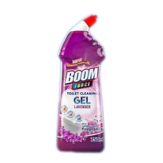 Picture of BOOM FORCE LAVENDER FRESH TOILET CLEANER GEL 750ml 