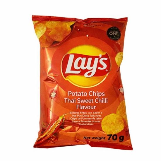 Picture of LAY'S THAI SWEET CHILLI FLAVOURED POTATO CHIPS 70g