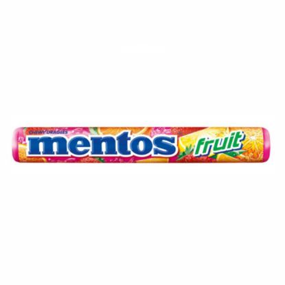 Picture of MENTOS FRUIT FLAVOURED ROLLS 37.5g 