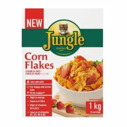 Picture of JUNGLE CORN FLAKES BOX 1KG