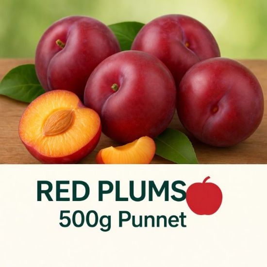 Picture of RED PLUMS PUNNET 500g
