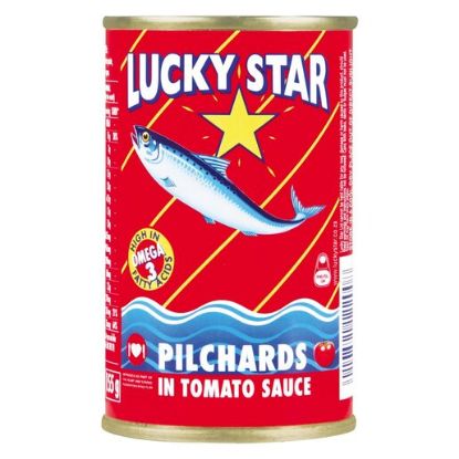 Picture of LUCKY STAR PILCHARDS IN TOMATO SAUCE 6x155g
