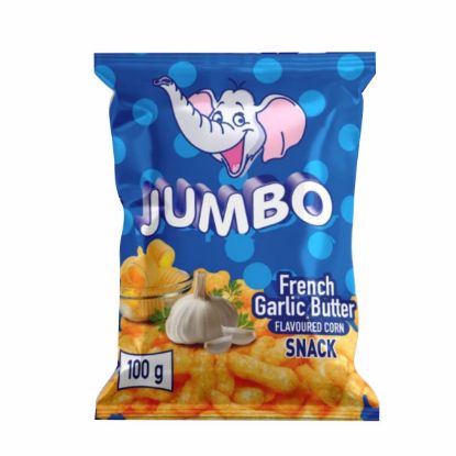 Picture of JUMBO MAIZE SNACKS FRENCH GARLIC 10x100G